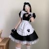 Sweet Maid Cosplay Costume Anime Women French Maid Outfit Cat Roleplay Gown Schoolgirl Uniform Plus Size School Girls Maid Outfits Dress