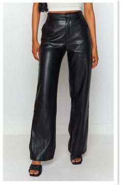 Vegan Leather Pants (Preorder)