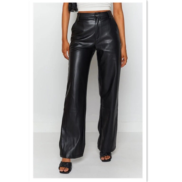 Vegan Leather Pants (Preorder)