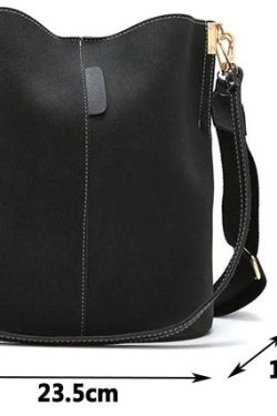 Vegan Matt Leather Bucket Bag Suede Crossbody Shoulder Tote Bag Large Capacity Vintage Matte Handbags Women