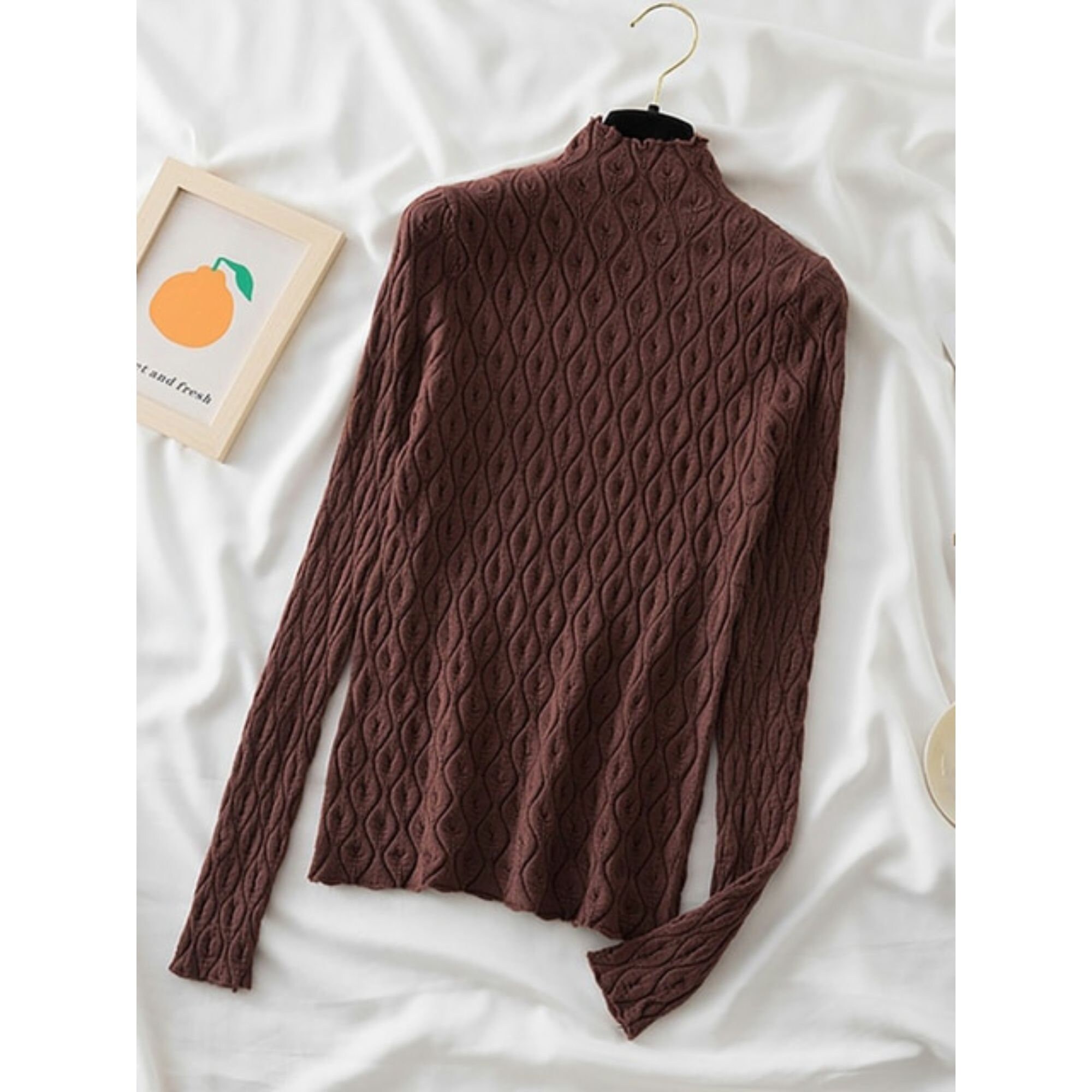 Vintage Turtleneck Women Sweaters Autumn Winter Warm Pullover Knitted Sweater Autumn Sweatshirts Tops Knitting Sweat Shirt Pullover