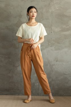 Winter Autumn Thick Cotton Pant Linen Pants I Can Make It In Heavier Fabric