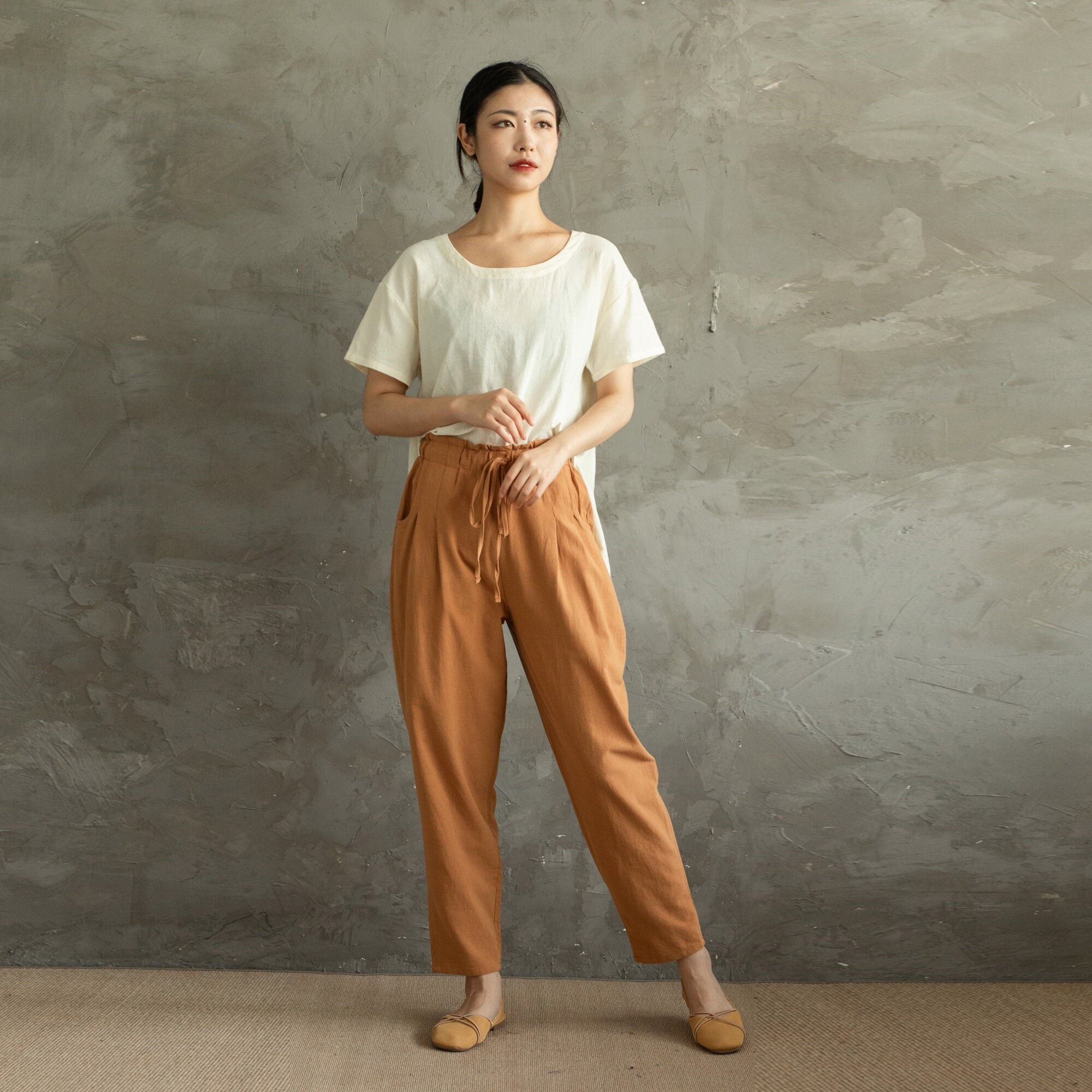 Winter Autumn Thick Cotton Pant Linen Pants I Can Make It In Heavier Fabric