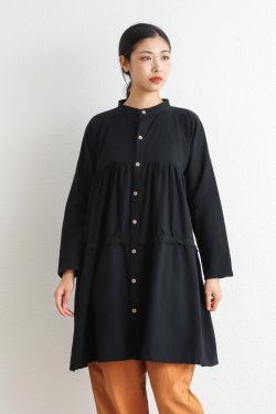 Winter Autumn Thick Cotton Shir Dress Long Sleeves Linen Blouse I Can Make It In Heavier Fabric