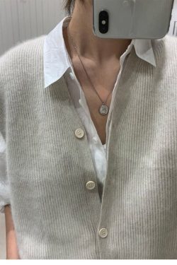 Woman Cardigan Sweater Vest Loose Autumn And Winter Cashmere Sweater V Neck Vest Warm Vest Sweater For Women Loose Solid Sleeveless Sweaters