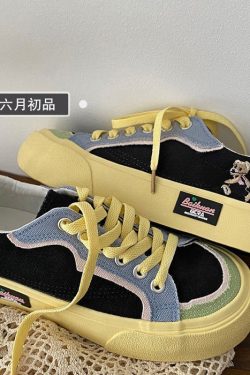 Women's Sneakers Sports Shoes Kawaii Fashion Vulcanized Platform Casual Harajuku Flats Cute Spring