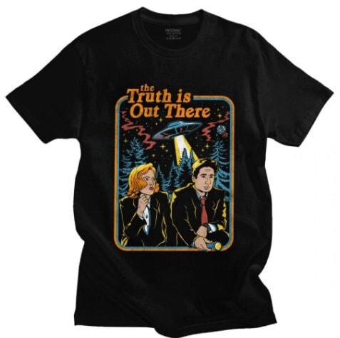 X Files The Truth Is Out There Graphic Print T Shirt