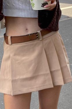 Y2k 2000s High Waist Pleated Skirt Short Dress Punk Skirt Low Waist&sexy Korean Fashion Retro Harajuku Vintage