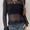 Y2k Aesthetic Long Sleeve Backless Top Y2k Clothing Trendy Clothes Rave Outfit