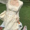 Y2k Fashion Boho Flower Girl Dress Elegant Fairy Dress Gunne Sax Dress Floral Mini Renaissance Dress Pretty Fairycore Dress