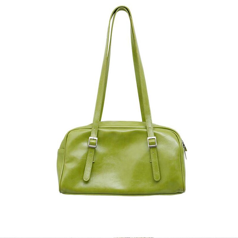Y2k Green Pu Shoulder Bag