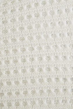 Y2k White Crochet Cut Out Cropped Jumper