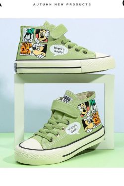 Adorable Japanese Kawaii Cartoon Canvas Kids Sneakers for Both Girls and Boys