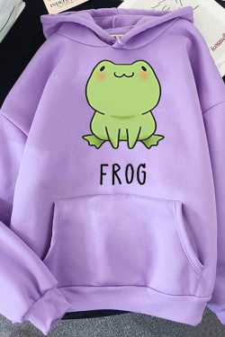 Cute Frog Y2K Korean Fashion Oversized Hoodie