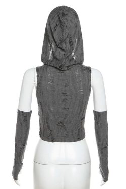 Fairy Grunge Streetwear Gothic Crop Top for Y2K Fashion