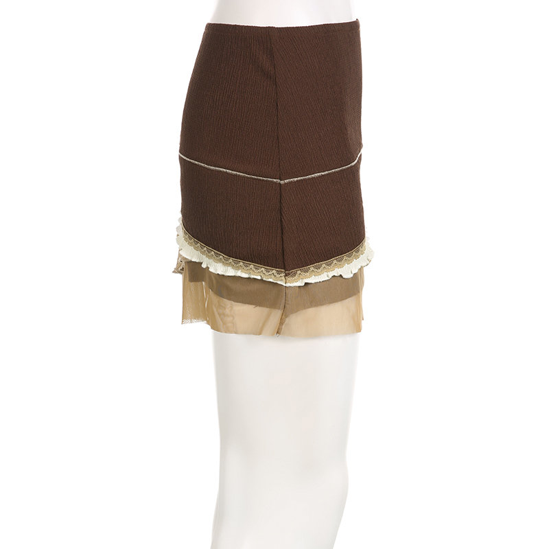 Fairy Grunge Y2K Aesthetic Mini Skirt - Retro-inspired Fashion for a Nostalgic Look