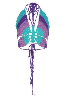 Fairycore Crochet Rave Top for Women - Festival Outfit