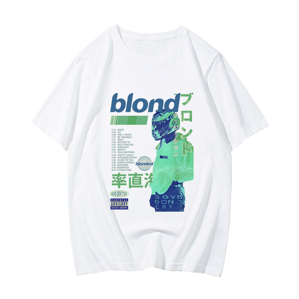 Frank Ocean Blond Album T-Shirt | Retro Y2K Clothing Merchandise