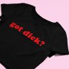 Funny Y2K Clothing Graphic Crop Top for Girlfriend