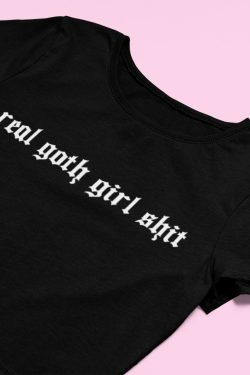 Gothic Graphic Shirt for Real Goth Girls