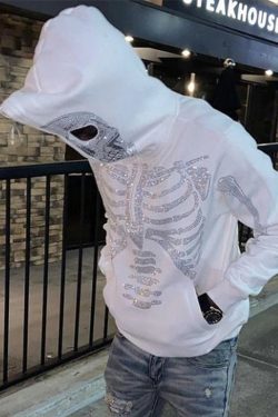 Gothic Harajuku Skeleton Streetwear Hoodie