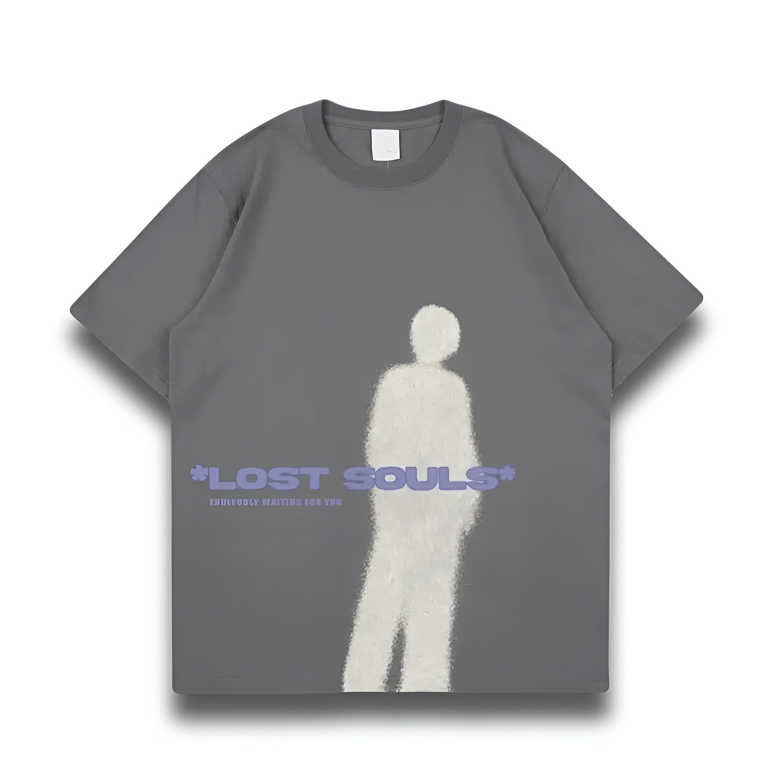 Gothic Lost Souls Printed Oversized Unisex T-Shirt for Y2K Fashion
