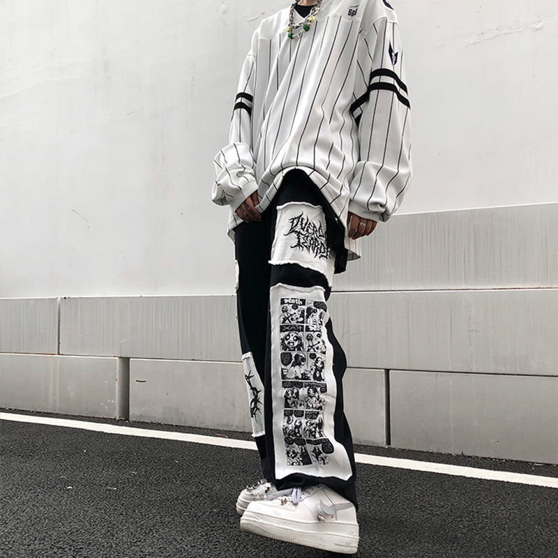 Harajuku Y2K Hip Hop Style Sweatpants for Men