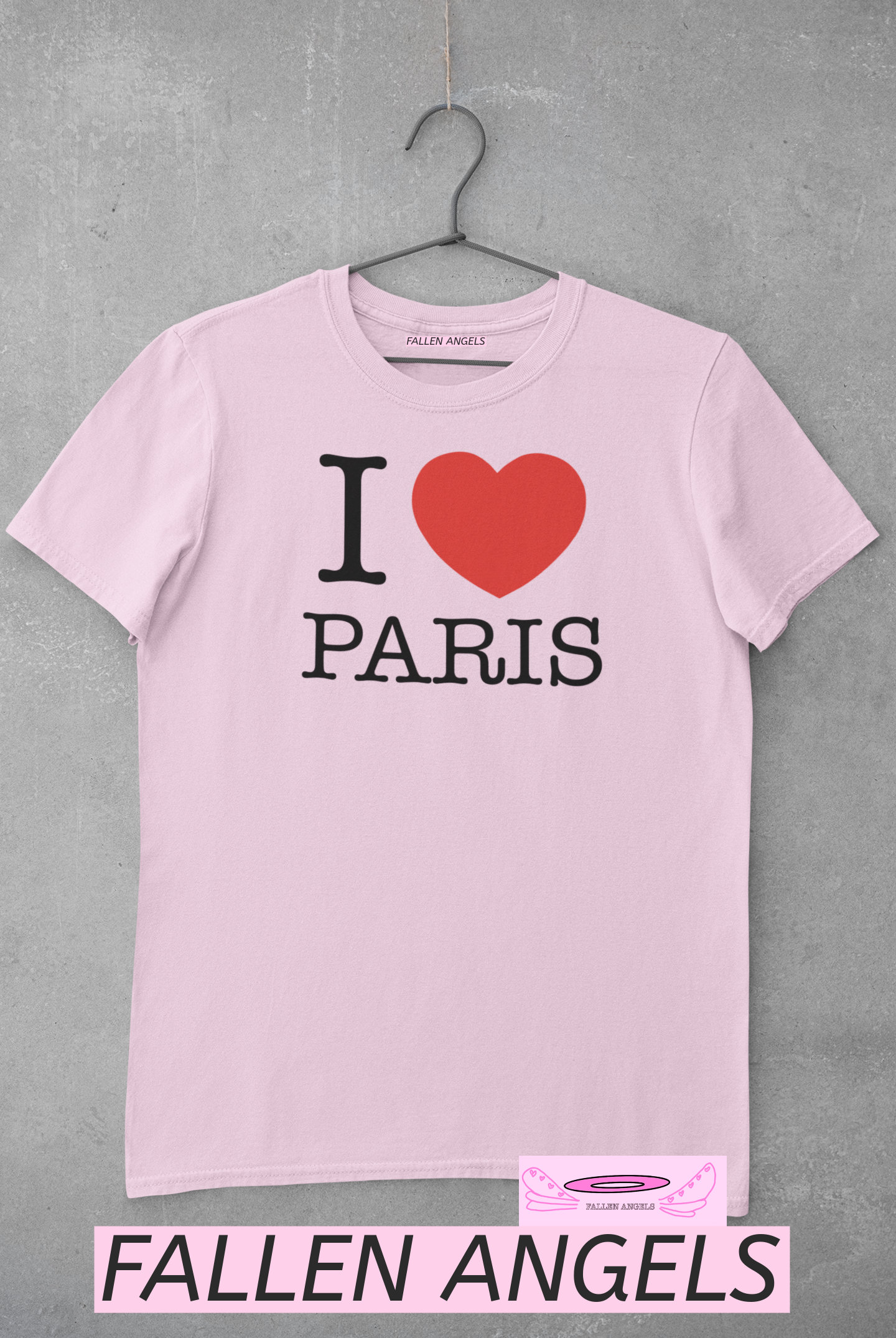 I Love Paris Y2K Clothing Graphic Tee - Cute Gift for Girlfriend
