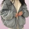 Korean Fashion Reversible Velvet Lambswool Jacket