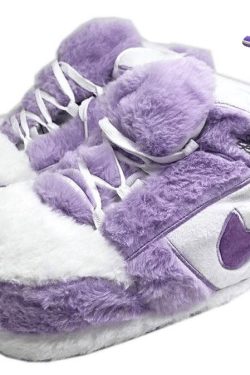 Purple Slip Kickz Sneaker Slippers for Kids and Adults