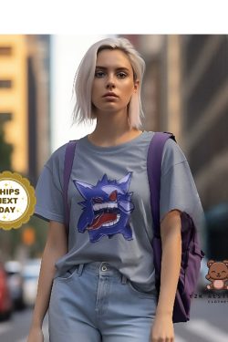 Retro Style Ghostly Delight Gengar Unisex Graphic T-Shirt