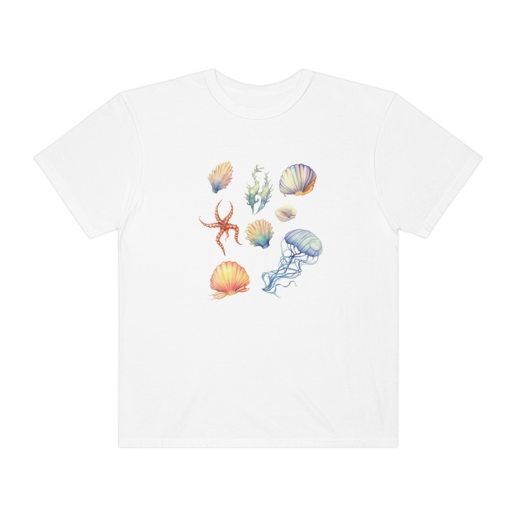 Trendy Sea Creatures Y2K Marine Shirt - Aesthetic Clothing Gift for Her