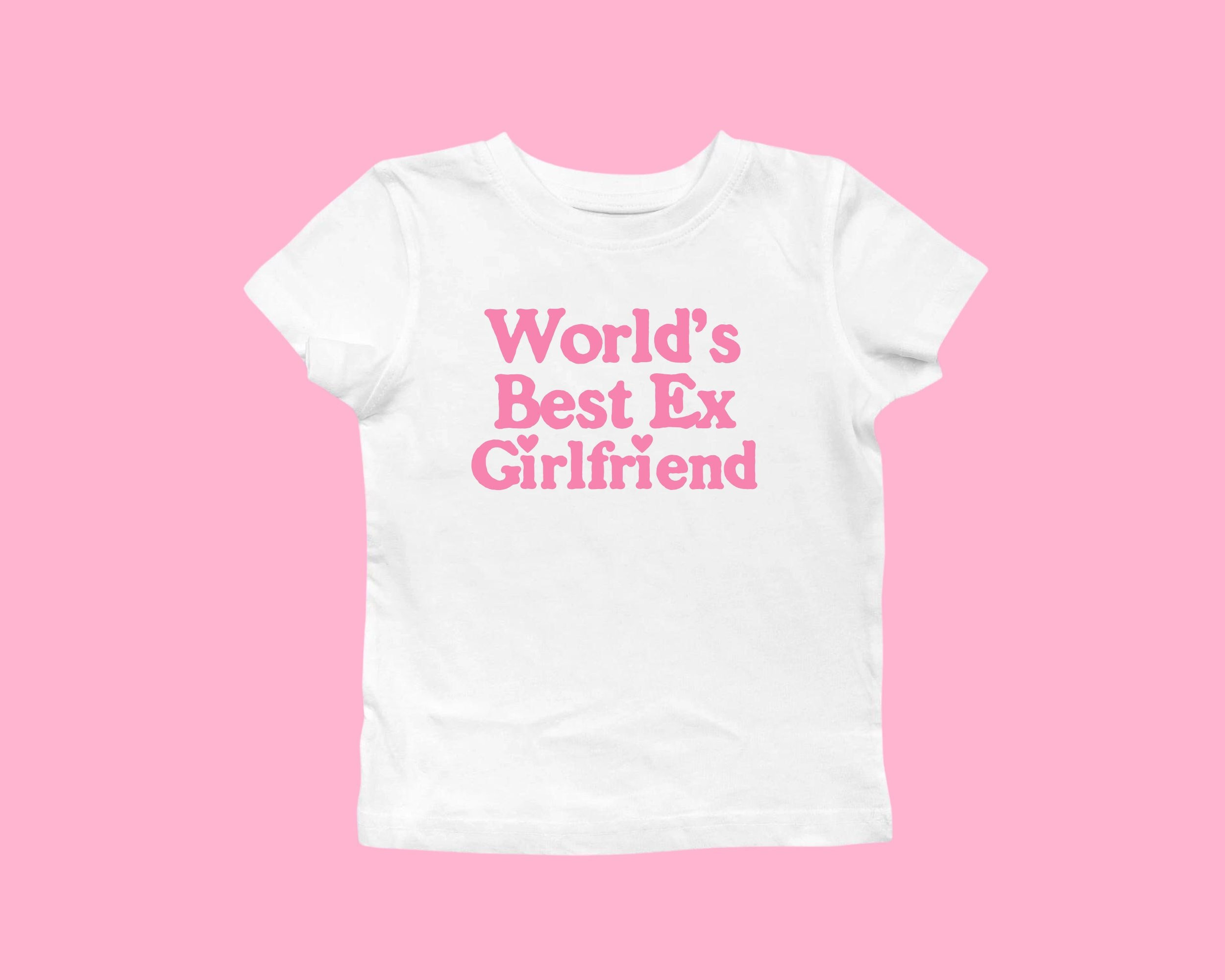Trendy Y2K Style Ex Girlfriend Gift: Retro Inspired Baby Tee