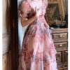 Vintage French Floral Swing Dress