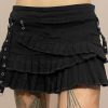 Vintage Gothic Y2K Jeans Skirts Outfit