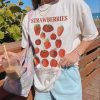 Vintage Strawberry Print Gardener Shirt