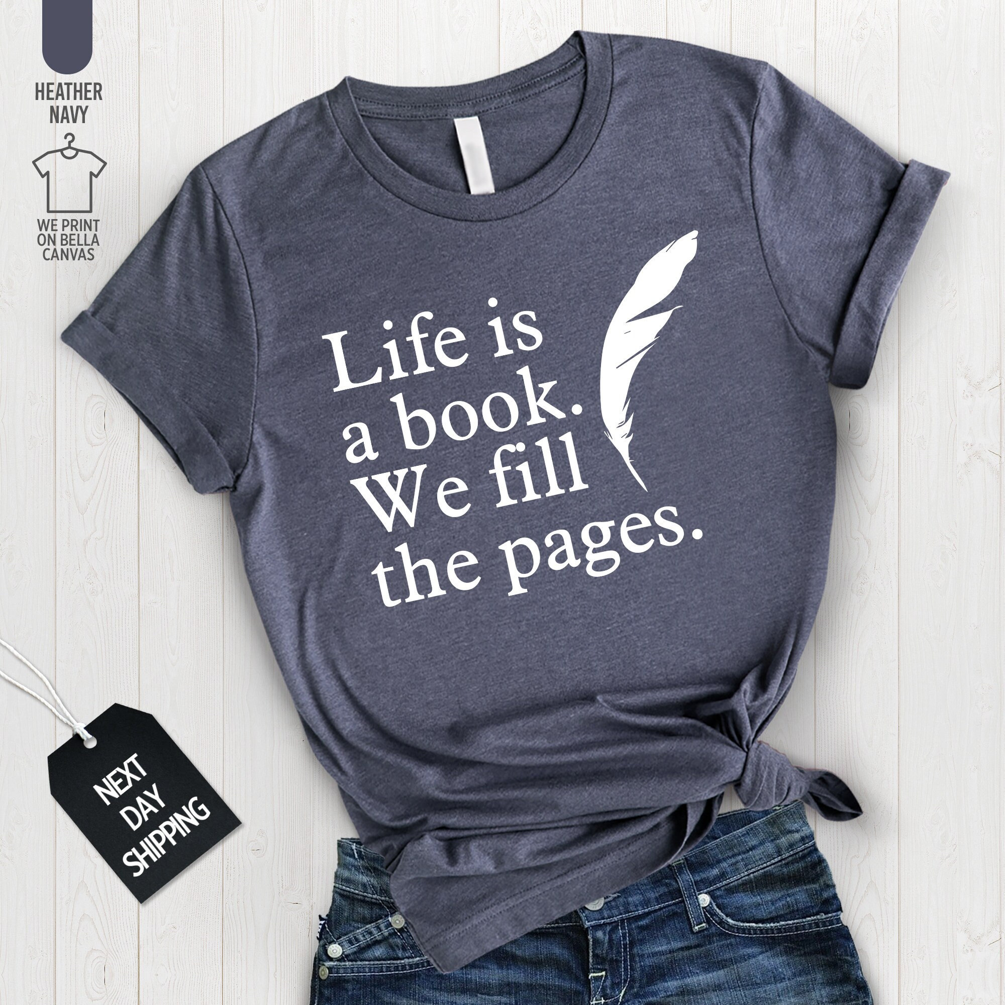 Vintage Y2K Life is a Book T-Shirt for Book Lovers