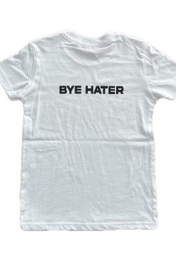 Y2K Aesthetic Trendy Top - Hi Hater, Bye Hater Baby Tee