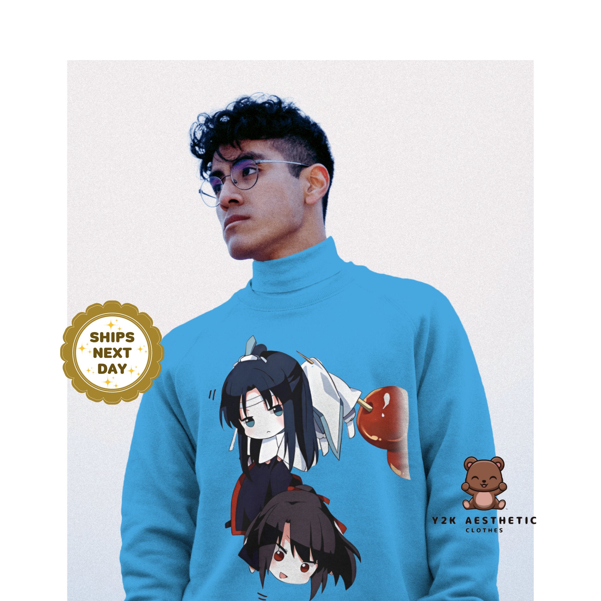 Y2K Anime Sweatshirt Mo Dao Zu Shi Cosplay Costumes