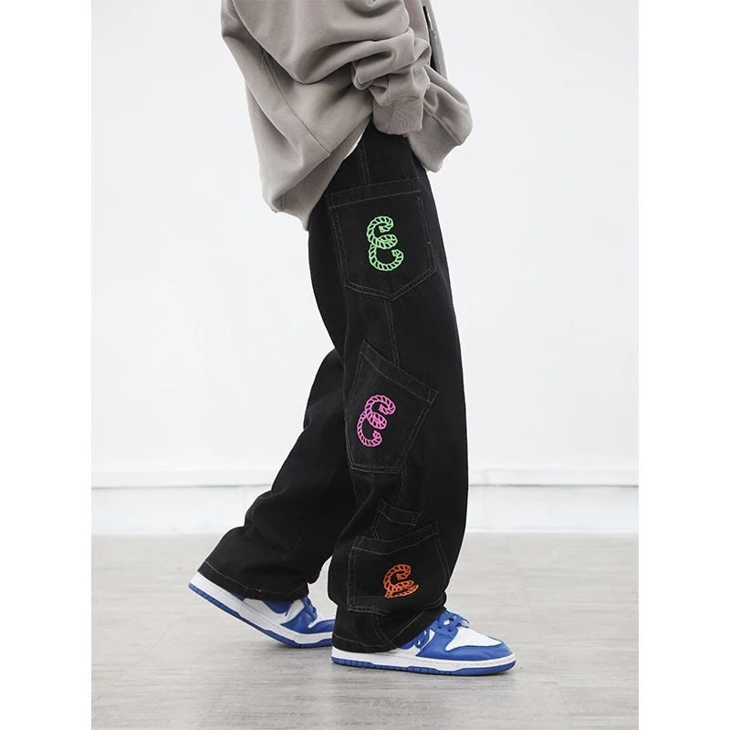 Y2K Baggy Retro Relaxed Hip Hop Streetwear Oversize Cargos Pants