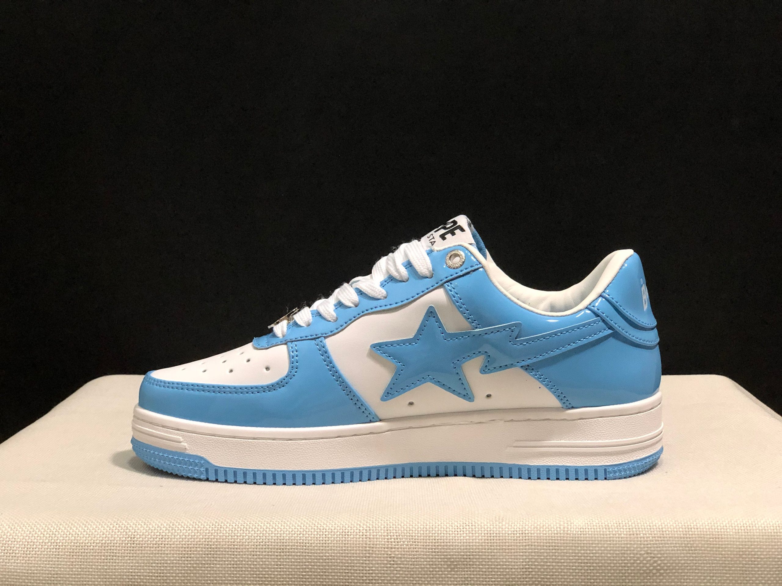 Y2K Blue BAPESTA Platform Sneakers