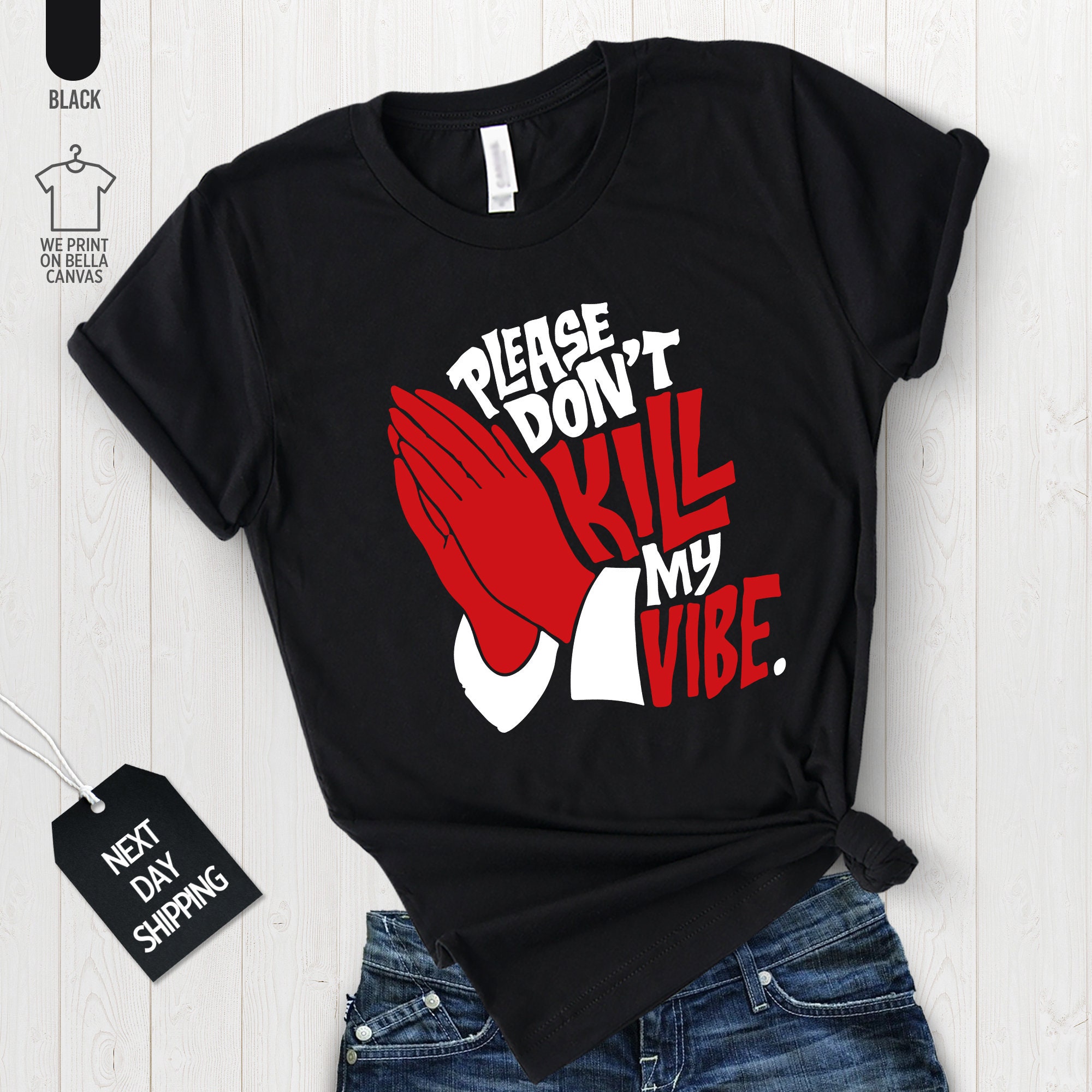 Y2K Clothing: "Don't Kill My Vibe" Oversized Trendy Tee - Comfort Colors - Gift for Her