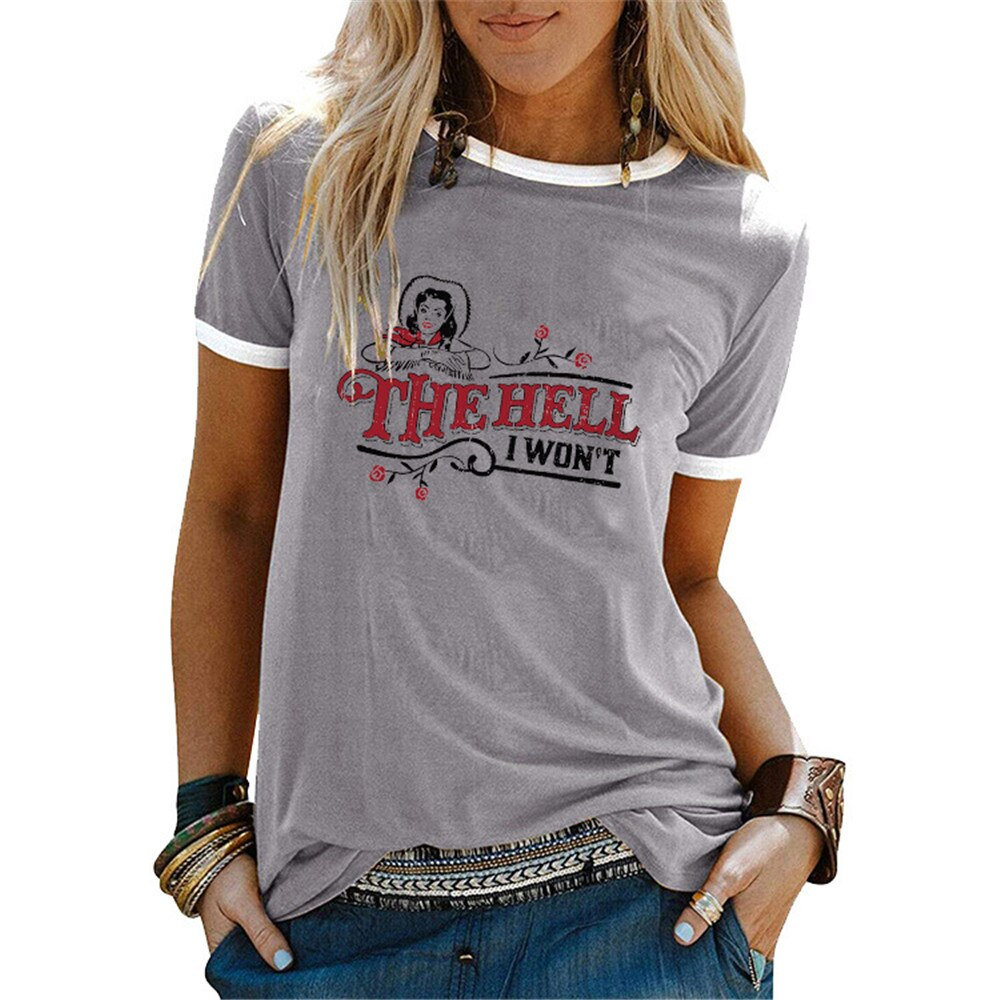 Y2K Cowgirl Retro Style Ringer Tee Women's T-Shirt