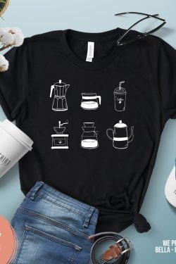 Y2K Inspired Retro Graphic Print Espresso Coffee Addict T-Shirt