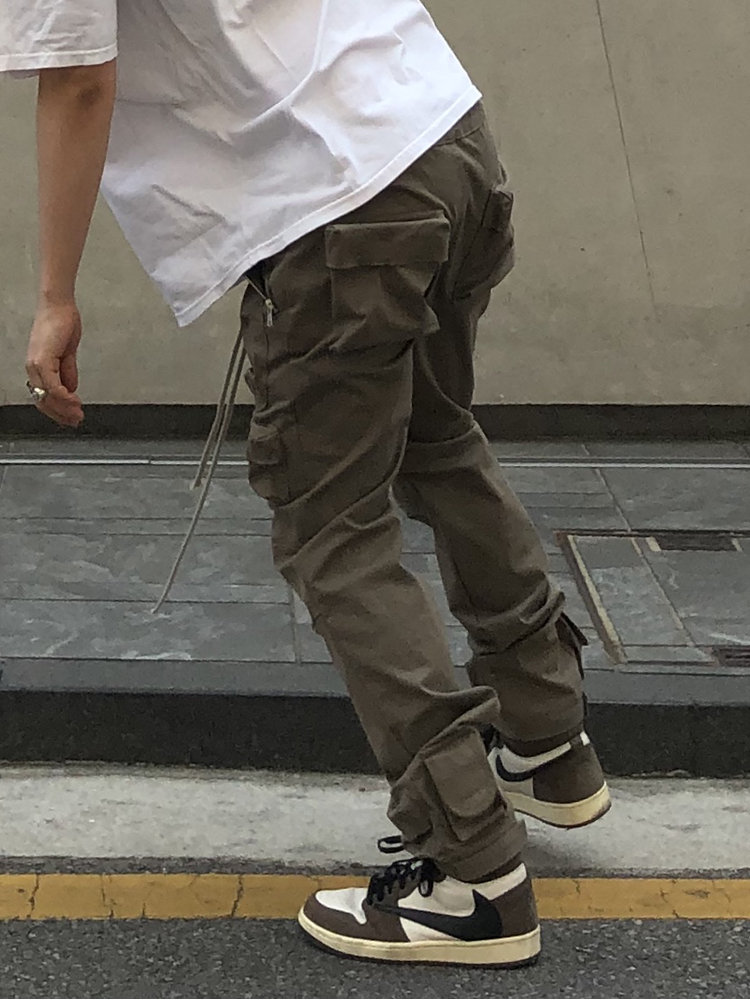 Y2K Streetwear Men's Oversize Cargo Pants with Multi-Pockets