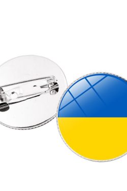Y2K Ukrainian National Flag Enamel Pin