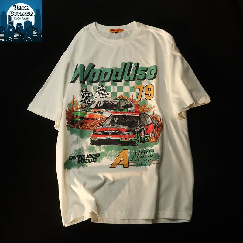 Y2K Vintage Track Car Racing T-Shirt