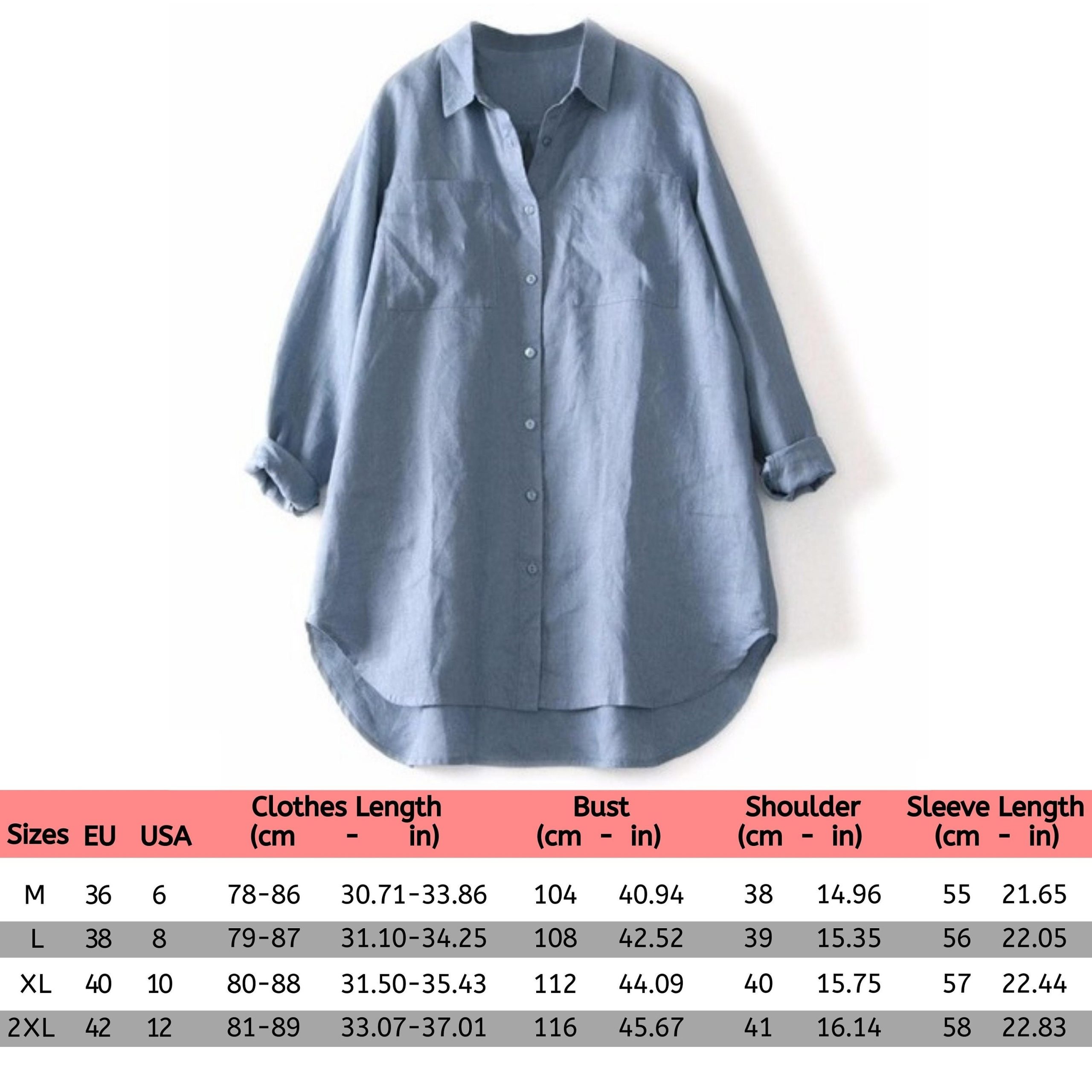 Y2K Women's Oversized Loose Blouse with Pockets