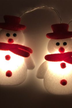 2023 snowman led string lights   christmas decoration & new year garland 1660