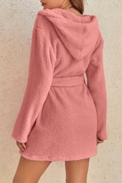 cute duck coral velvet winter nightgown   warm women's pajamas for home 6778